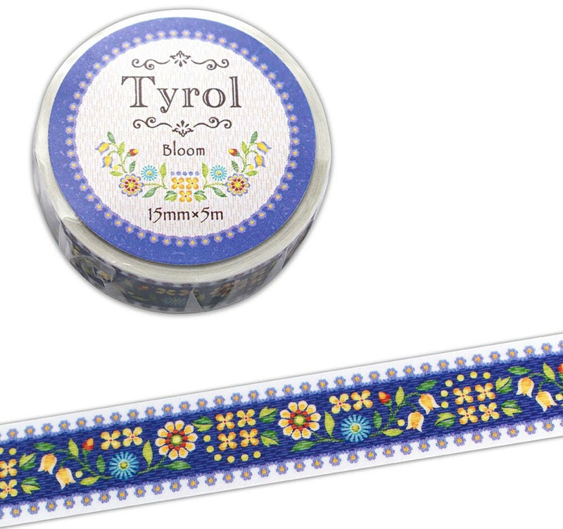 Tyrol Washi Tape – Bloom - Blesket Canada