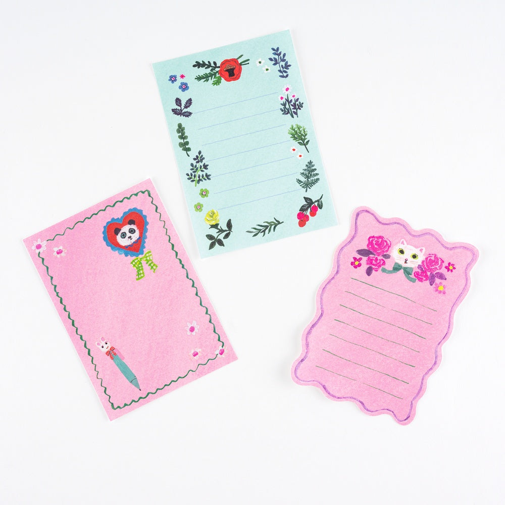 Hobonichi 2026 Mini Letter Set – Yumi Kitagishi White Cat’s World - Blesket Canada