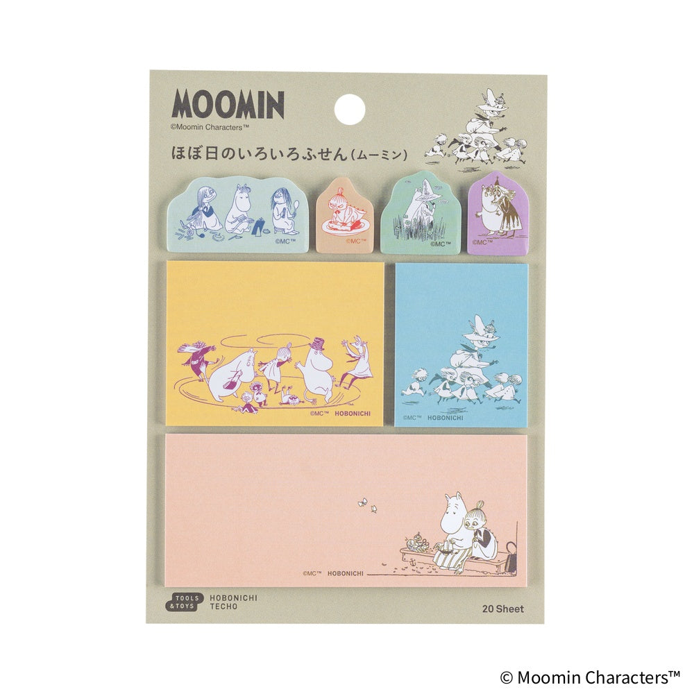 Hobonichi Various Sticky Notes – Moomin - Blesket Canada