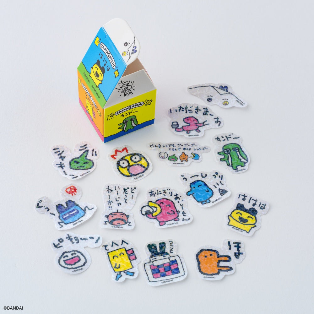 Hobonichi Techo 2026 - Tamagotchi Flake Stickers - Set of 3 Boxes - Blesket Canada