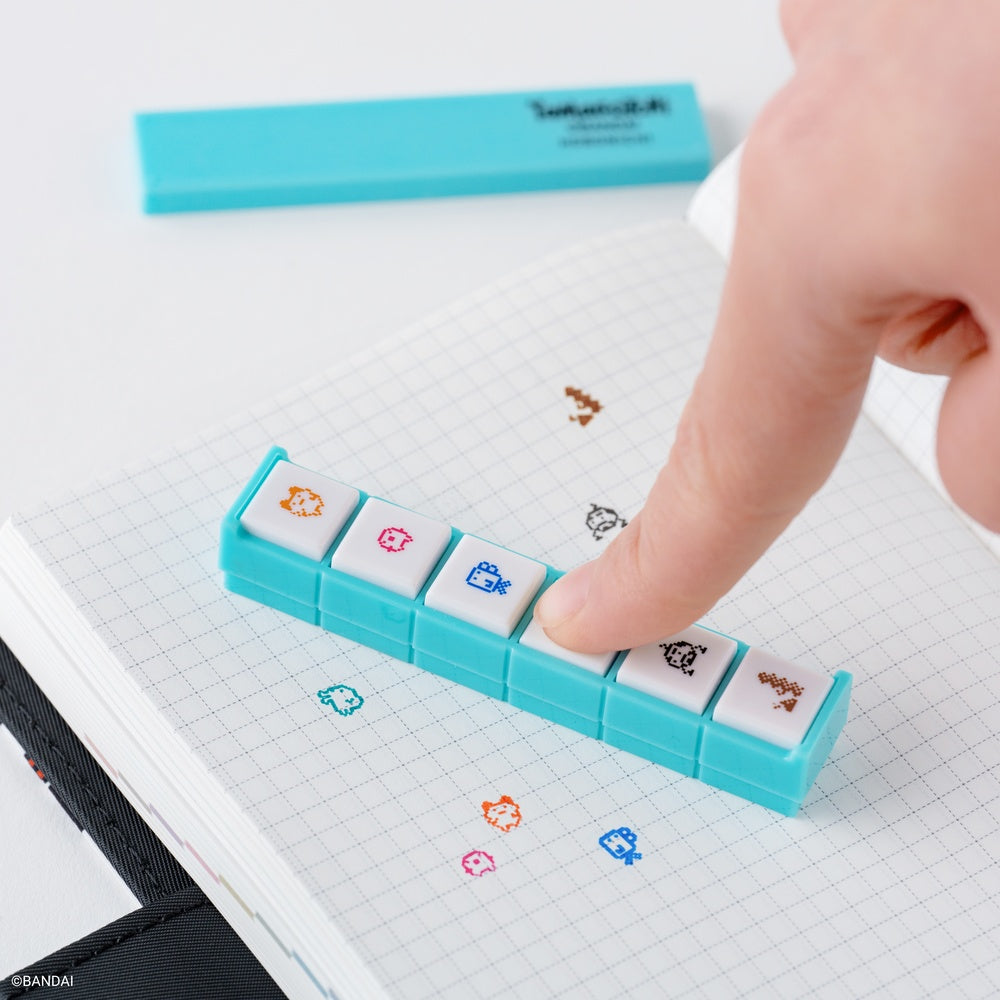 Hobonichi Kodomo no Kao 2026 Pochitto6 Push Button Stamp - Tamagotchi - Blesket Canada