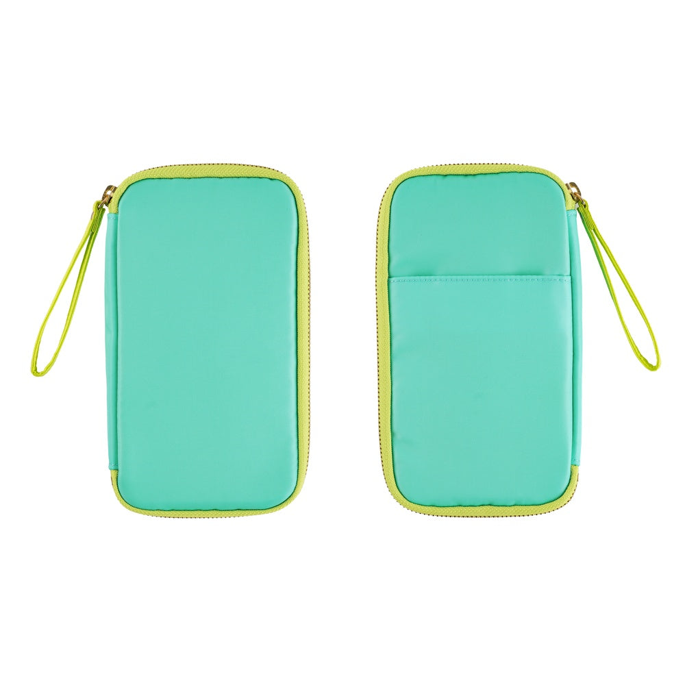 Hobonichi Small Drawer Pouch – Aqua Lime - Blesket Canada