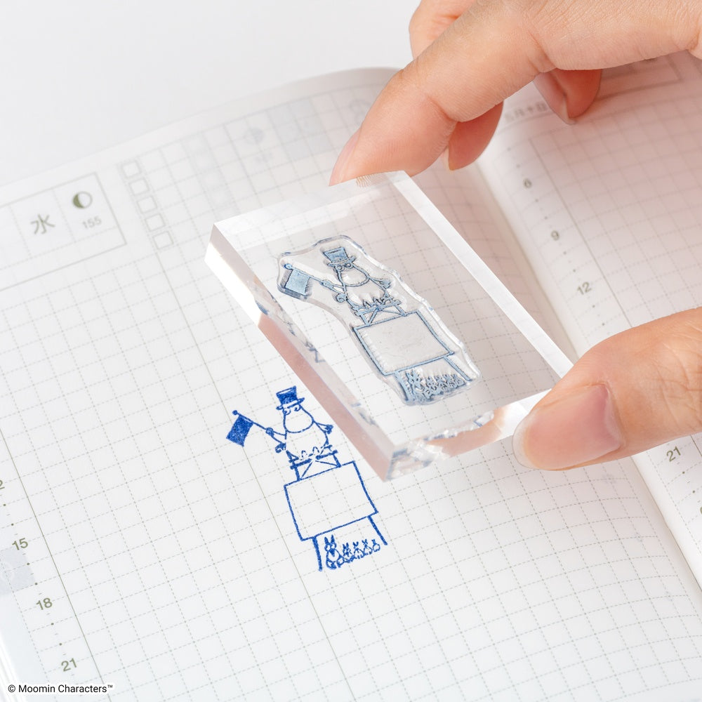 Hobonichi Moomin Clear Stamp – Moomin (Frame) - Blesket Canada