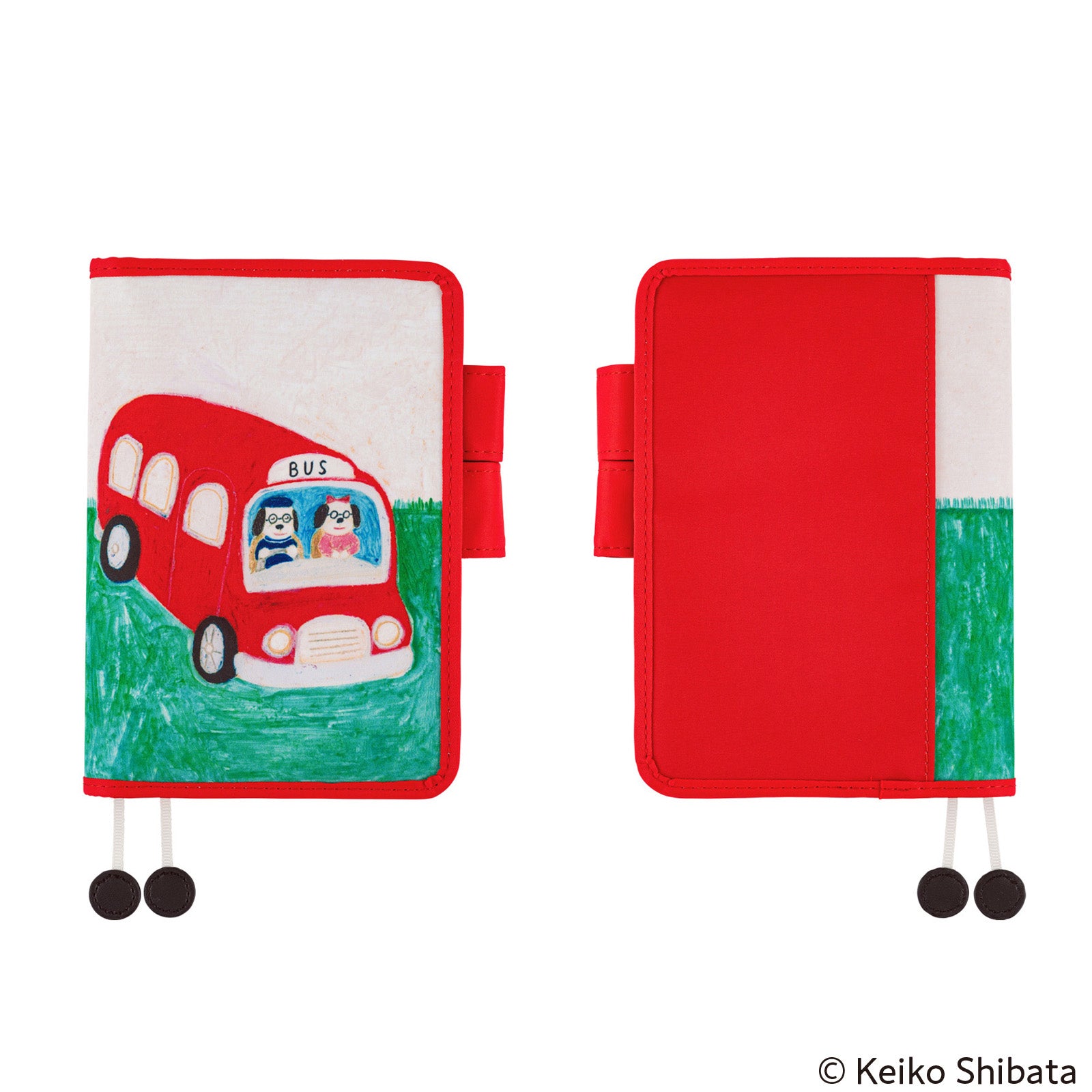 Hobonichi Techo 2025 - A6 Cover Only - Keiko Shibata: Bus management by Mr. and Mrs. Inoue - Blesket Canada