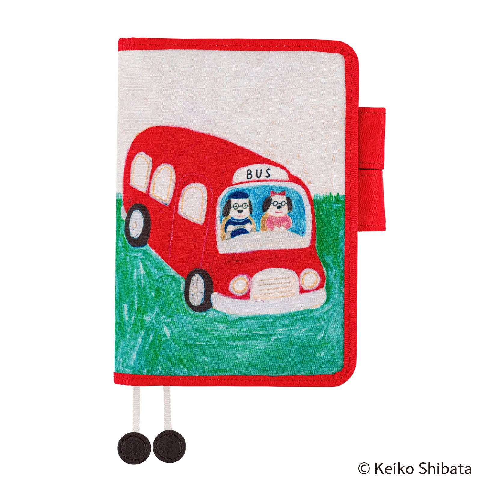 Hobonichi Techo 2025 - A6 Cover Only - Keiko Shibata: Bus management by Mr. and Mrs. Inoue - Blesket Canada