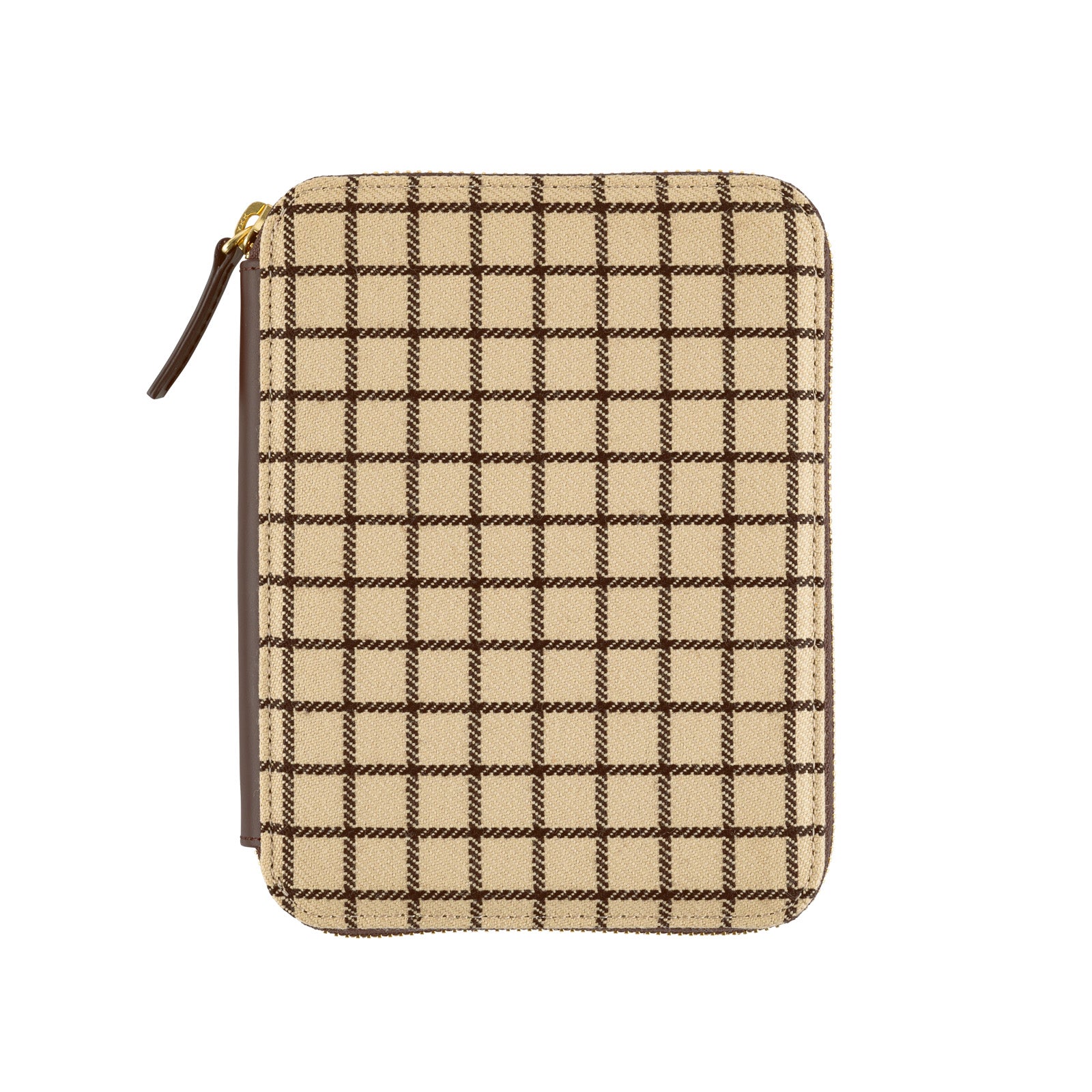 Hobonichi Techo 2025 Cover - Taut Zipped (Cafe au Lait Plaid) - A6 - Blesket Canada