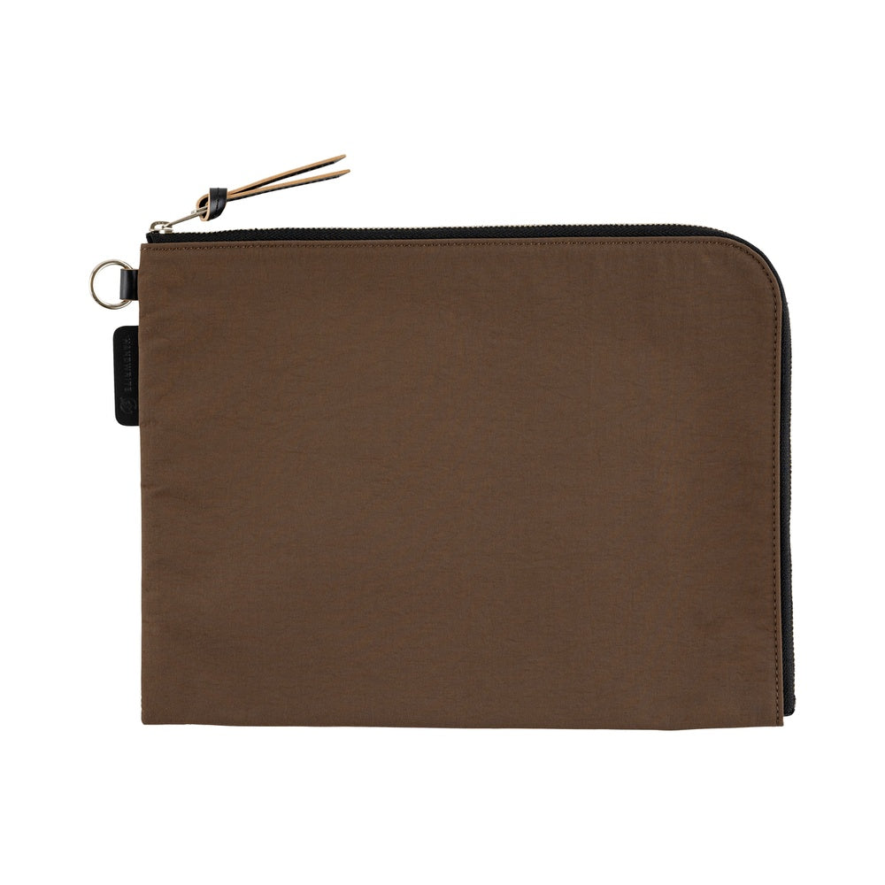 Hobonichi Tragen Flat Pouch A5 - Brown - Blesket Canada