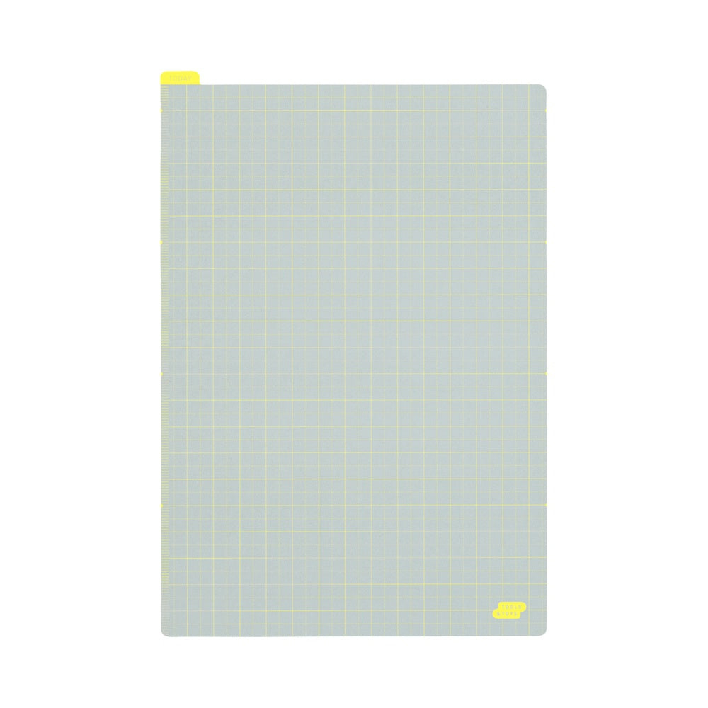 Hobonichi Pencil Board - Ice Grey and Yellow - A5 - Blesket Canada