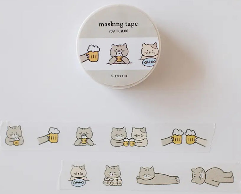 Suatelier Design Masking Tape – Illustration 06 - Blesket Canada