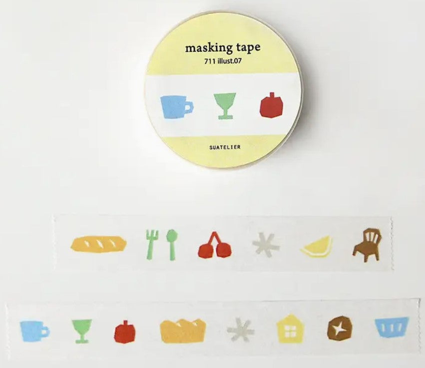 Suatelier Design Masking Tape – Illustration 07 - Blesket Canada