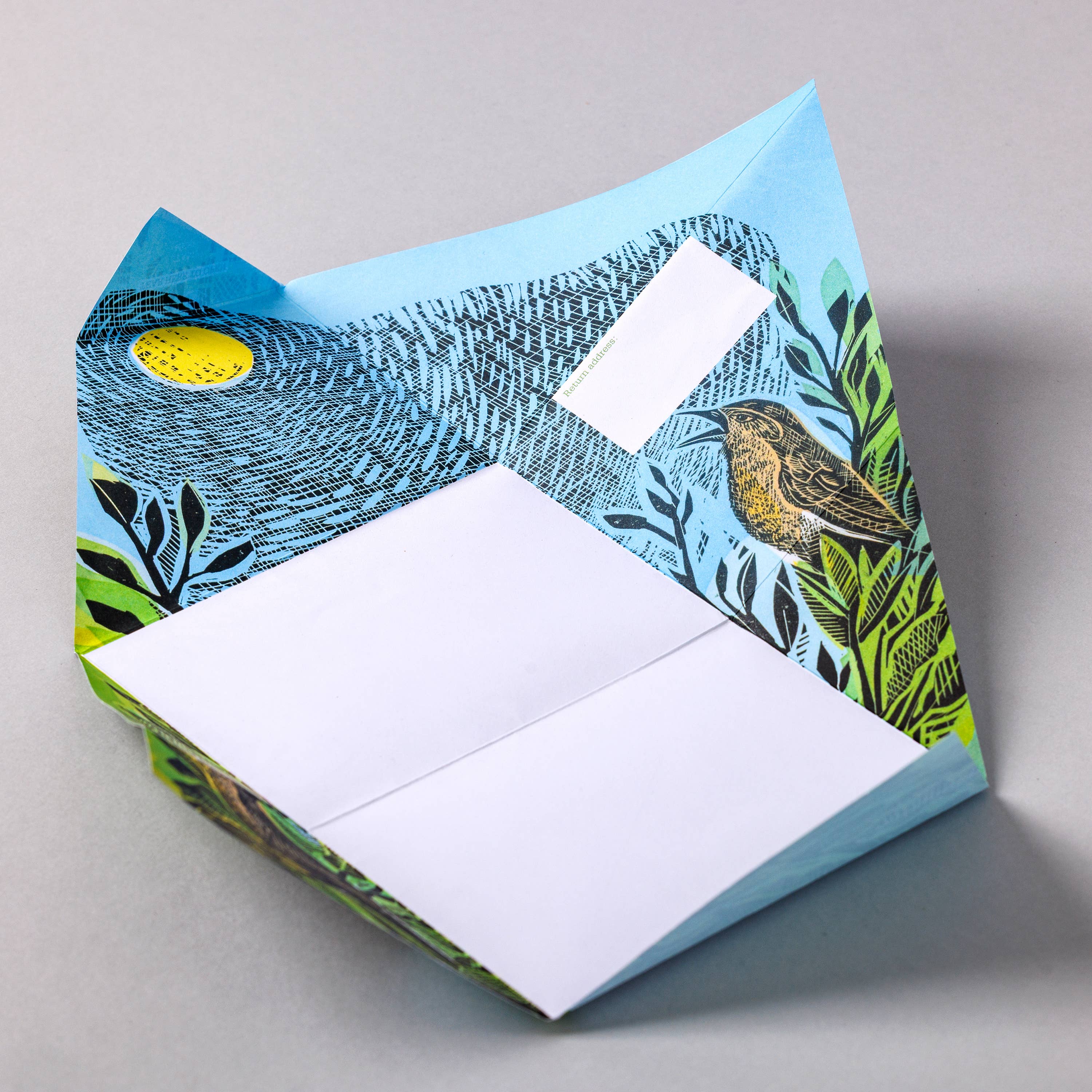 Wonderfully Wild Pigeon, Nature-inspired Folding Letters x 6 - Blesket Canada