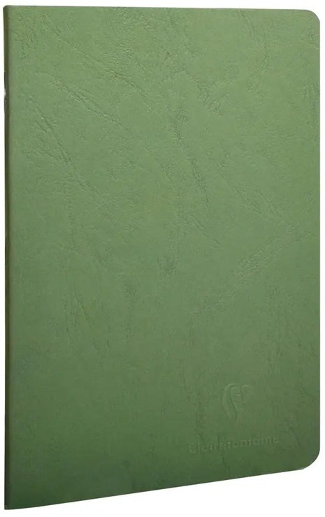 Clairefontaine Age-Bag Stapled Notebook Lined - Green A5 - 96 Pages - Blesket Canada