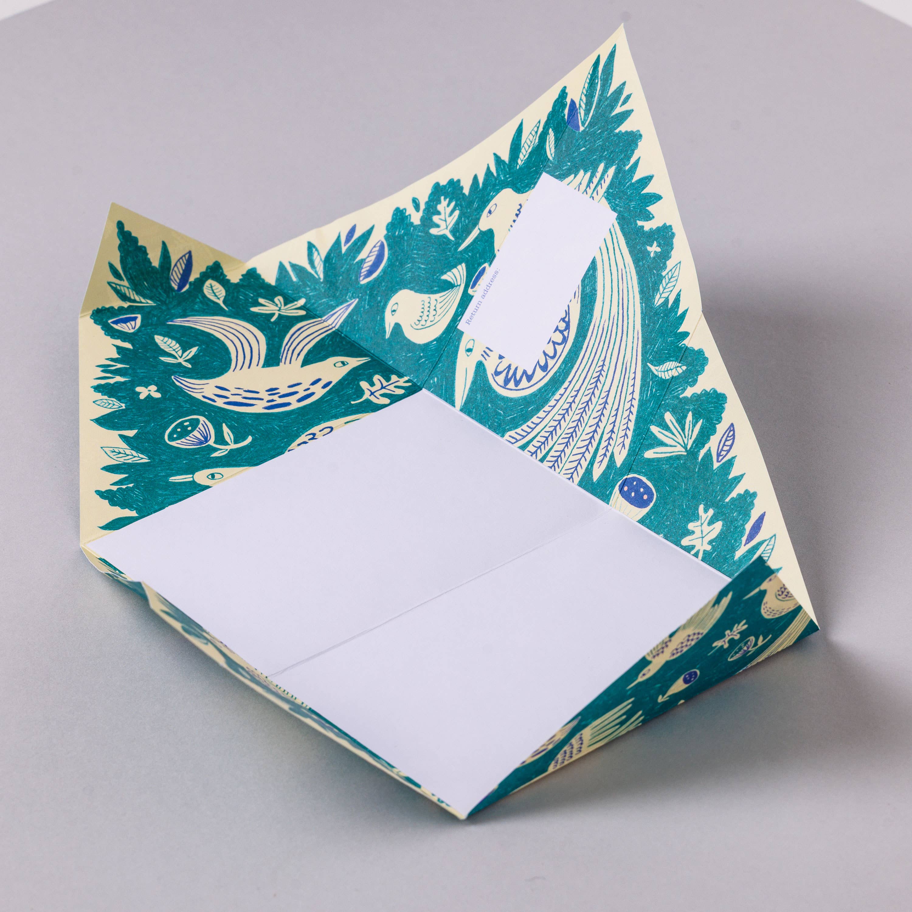 Fig & Feather Pigeon, Folding Letter Set – Pack of 6 Letters - Blesket Canada