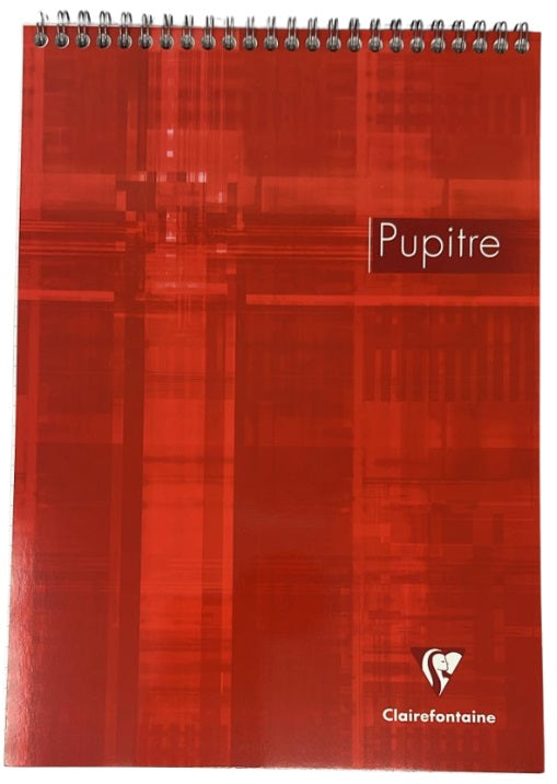 Clairefontaine Wirebound Notepad Pupitre Lined + Margin A4 160 Pages – Assorted Covers - Blesket Canada