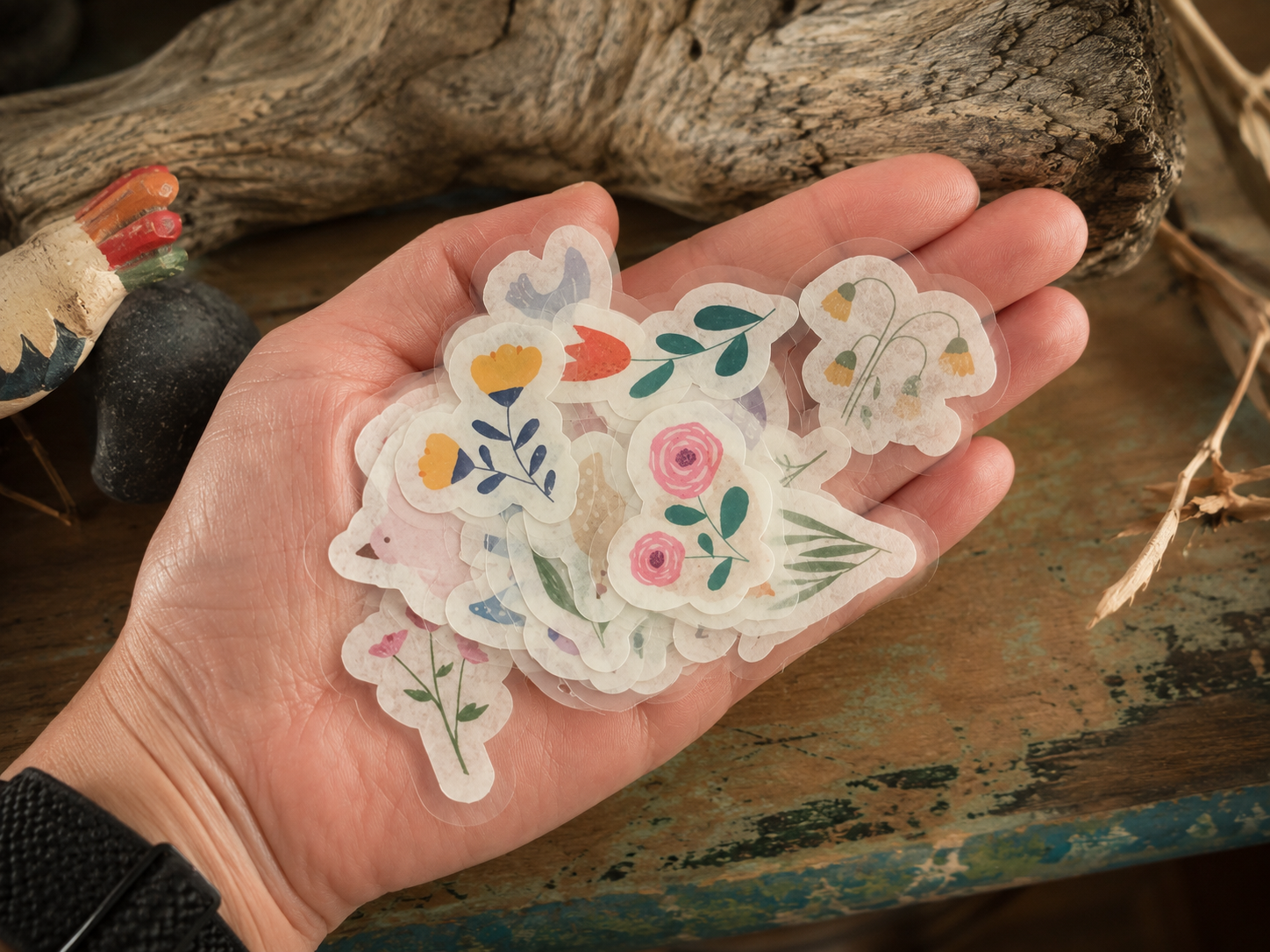Hello Lovely Little Things – Translucent Washi Sticker Flakes - Blesket Canada