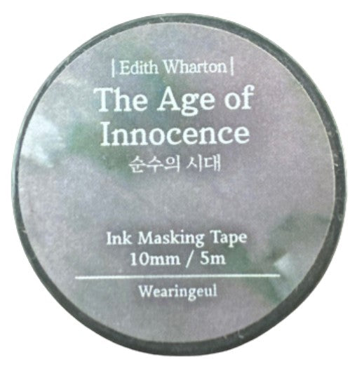 Wearingeul Ink Masking Tape - The Age of Innocence by Edith Wharton - Blesket Canada