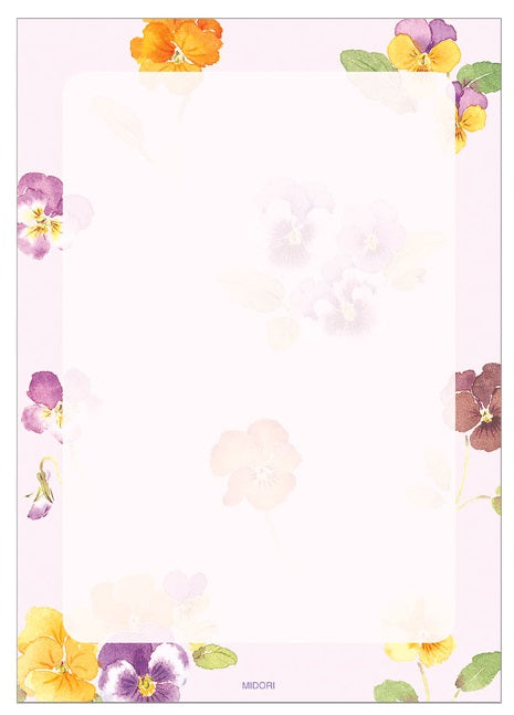 Midori Memo Pad Flower - Blesket Canada