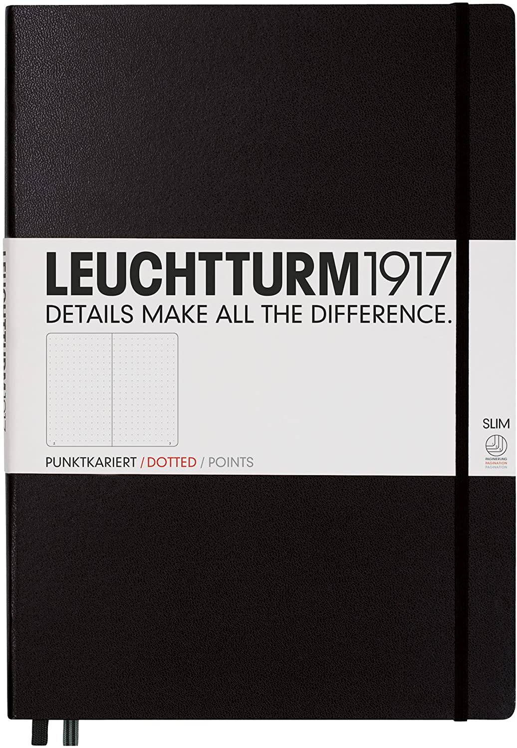 LEUCHTTURM1917 Master Slim A4+, Dotted Hardcover Notebooks - Blesket Canada