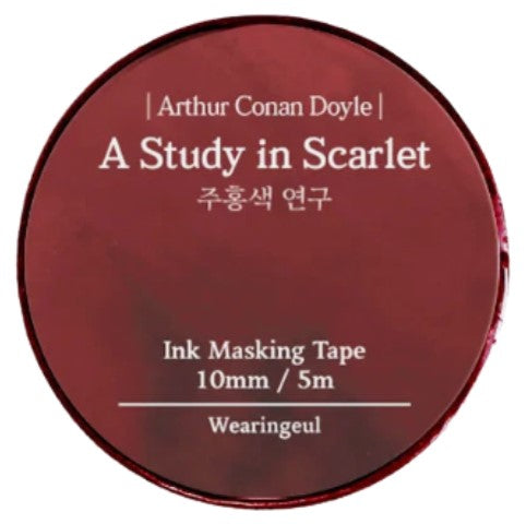 Wearingeul Ink Masking Tape - World Literature Series Part 2 - A Study in Scarlet - Blesket Canada