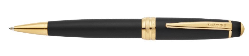 Cross Bailey Ballpoint Pens - Matt Black Gold 23KT - Blesket Canada