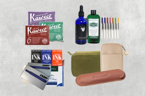 Fountain Pen Cartridges, Ballpoint and Rollerball Refills. Pen cleaners and Pen Pouches - Blesket Canada