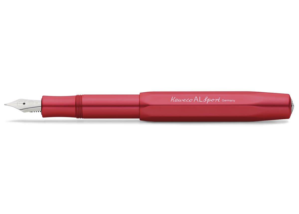 Kaweco AL Sport Fountain Pen - Deep Red - Blesket Canada