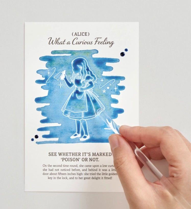 Wearingeul Alice's Color Swatch Postcard Set - 16 cards - Blesket Canada