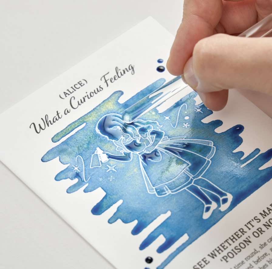 Wearingeul Alice's Color Swatch Postcard Set - 16 cards - Blesket Canada