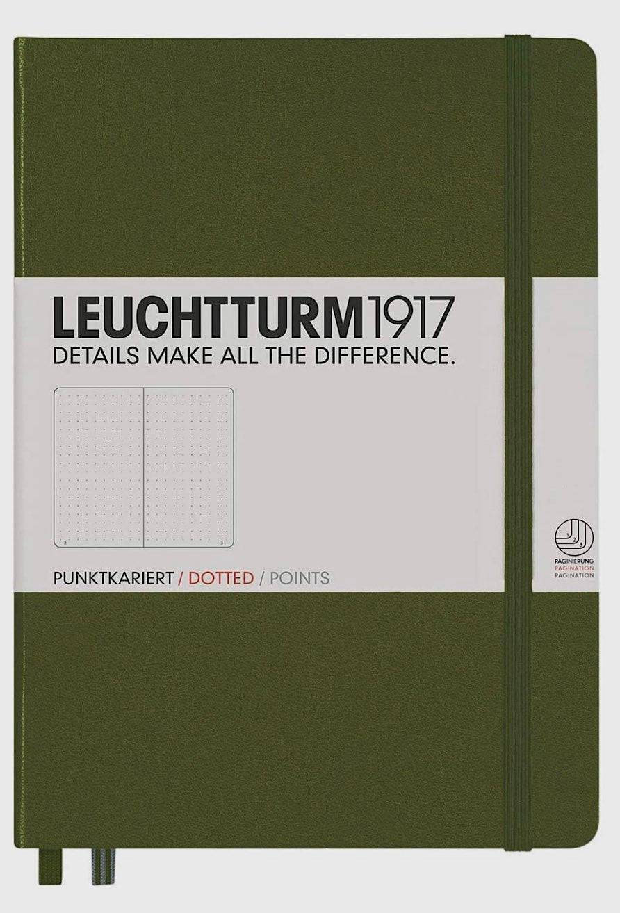 Leuchtturm1917 medium (A5) Hardcover Notebook Dotted - Blesket Canada