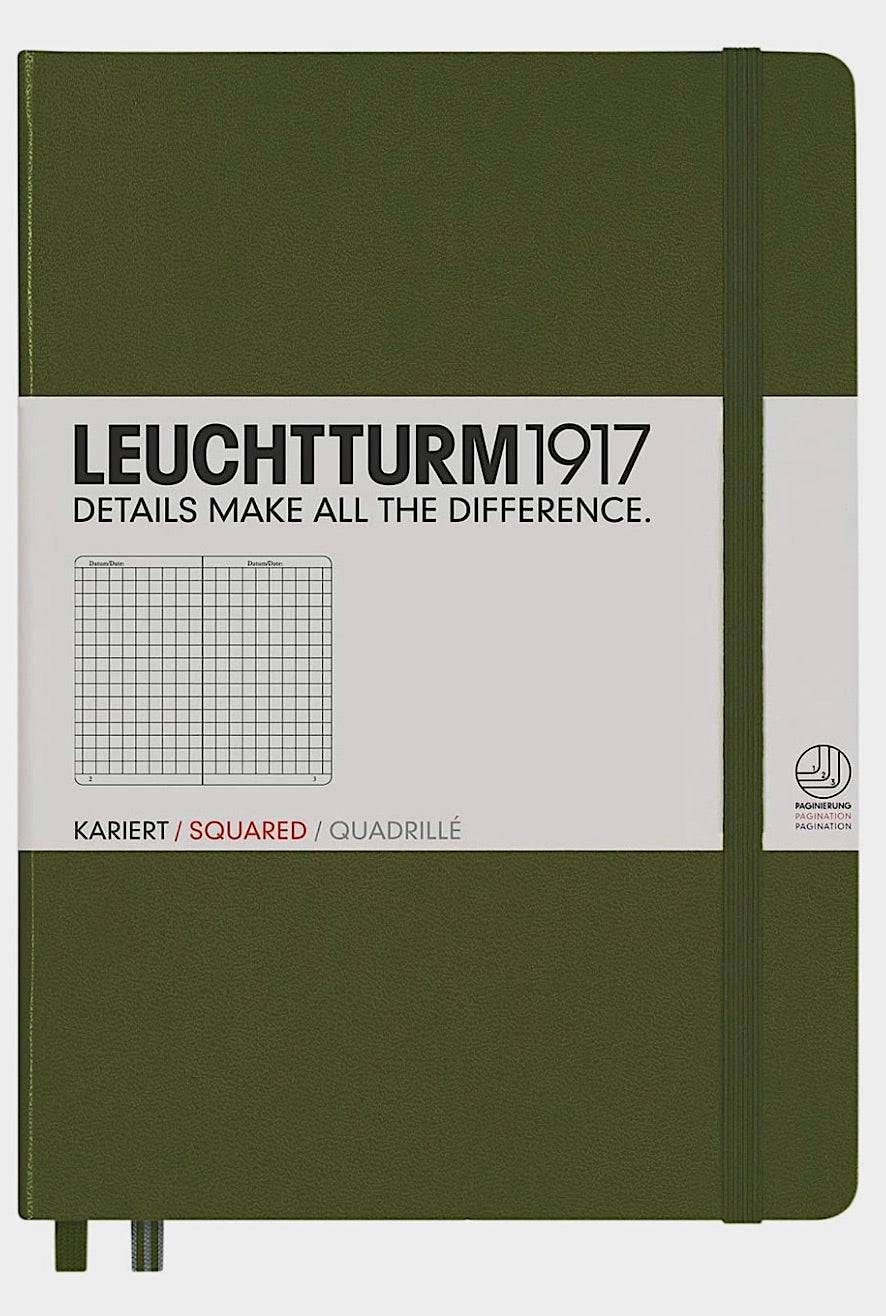 Leuchtturm1917 Hardcover A5 Notebook Squared - Blesket Canada