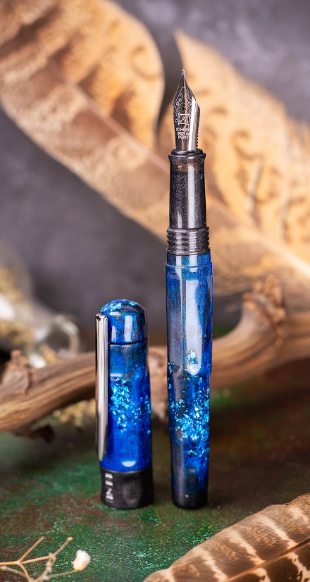 BENU Talisman Fountain Pen - Hawk's Eye - Blesket Canada