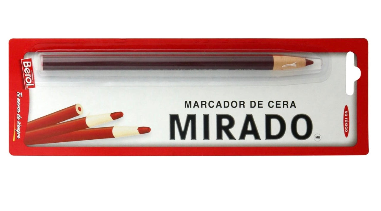 Berol Mirado Wax Marker - Carmine Red - Blesket Canada