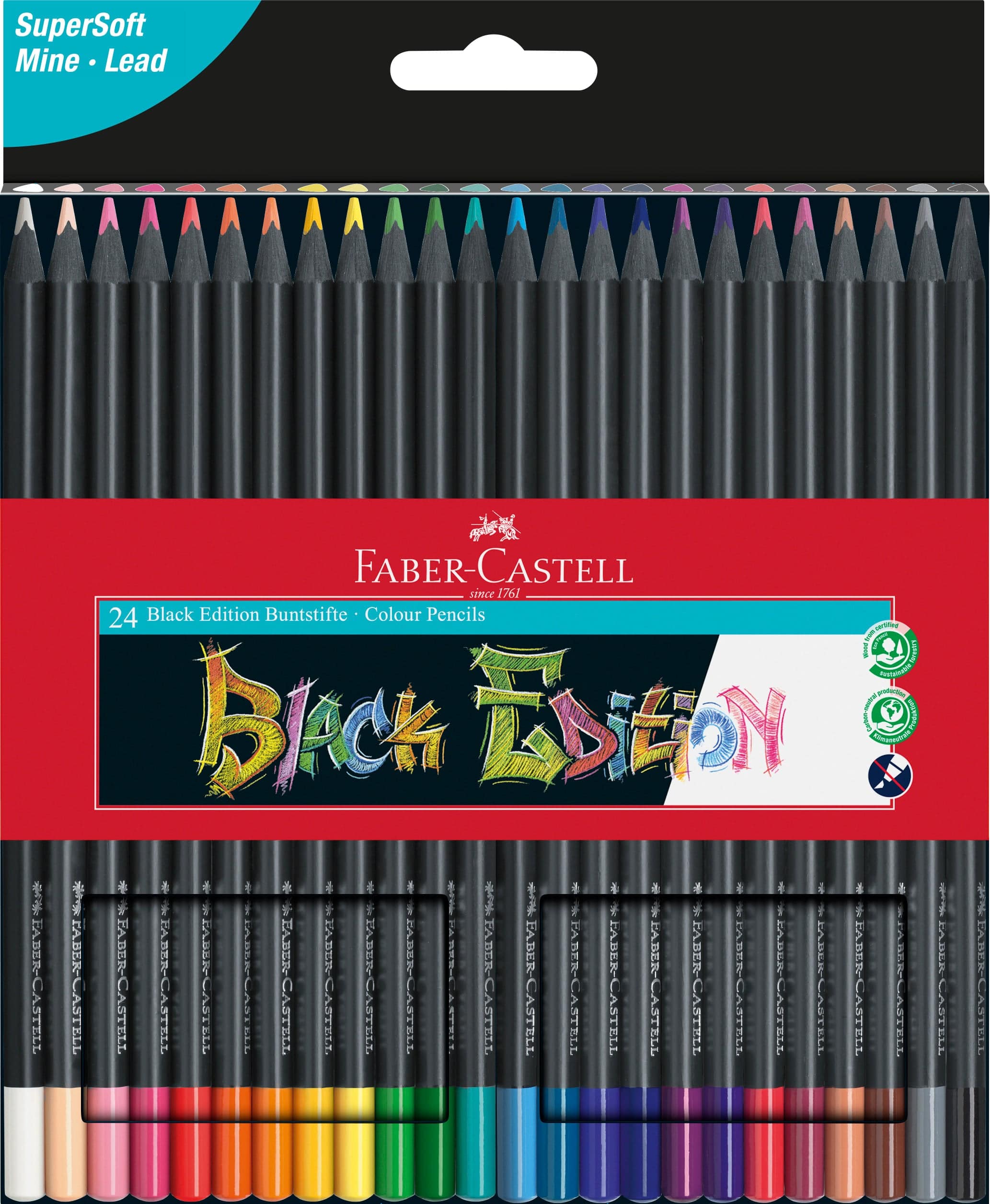 Faber-Castell Classic Colour Pencils Black Edition - Blesket Canada