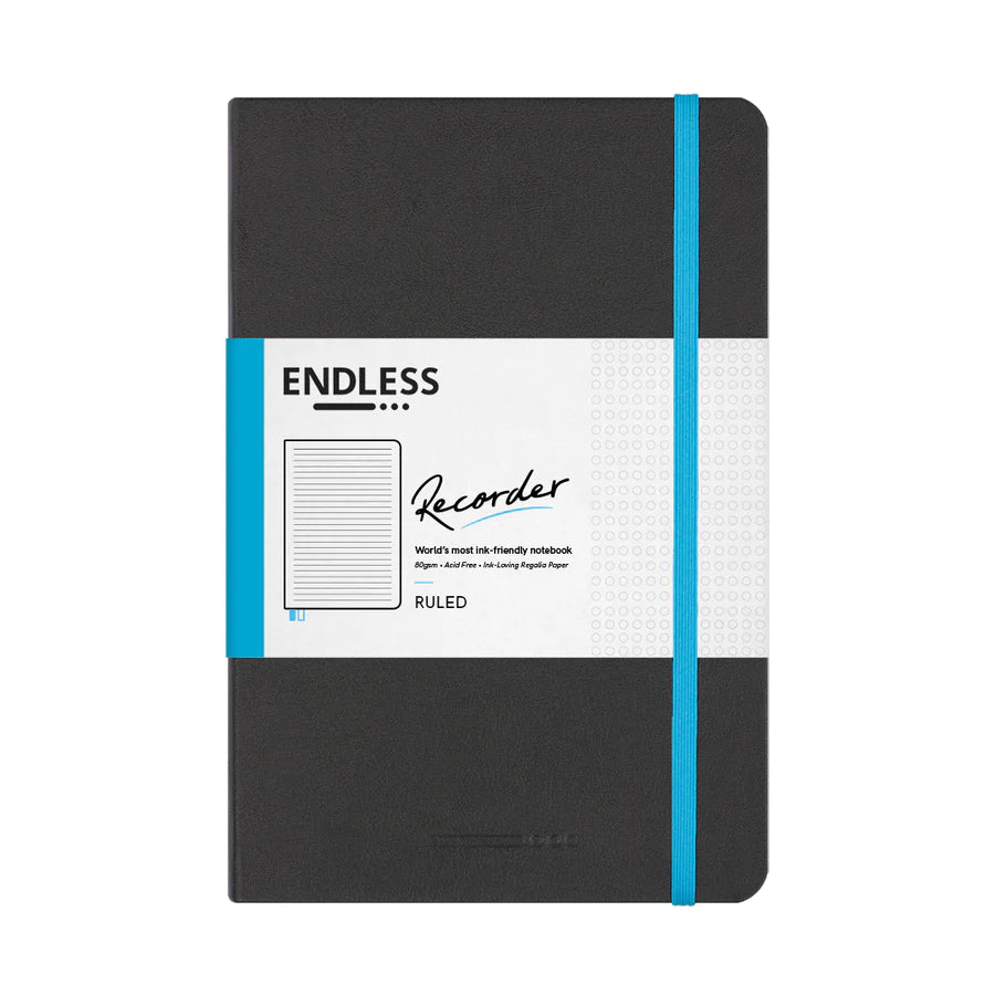 Endless Recorder Regalia A5 Notebook Ruled - Infinite Space - Blesket Canada