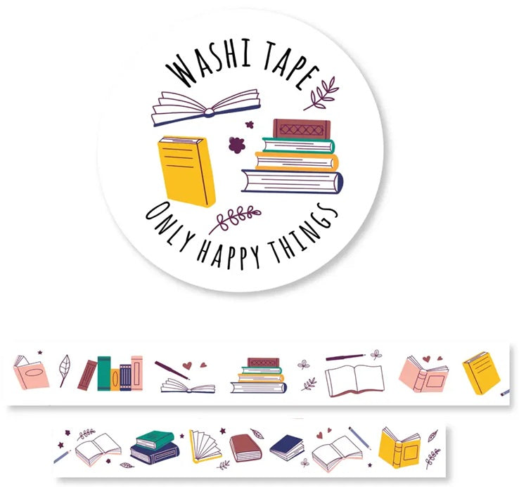 Only Happy Things Stationery Washi Tape - Book Lover - Blesket Canada