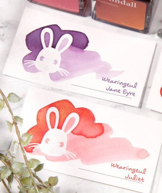 Wearingeul White Rabbit Swatch Cards - 50 pack - Horizontal - Blesket Canada