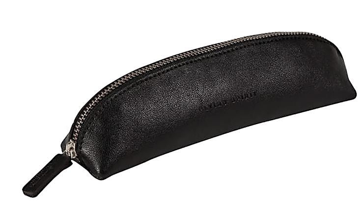 Clairefontaine Flying Spirit Leather Triangular Pen Case Black - Blesket Canada