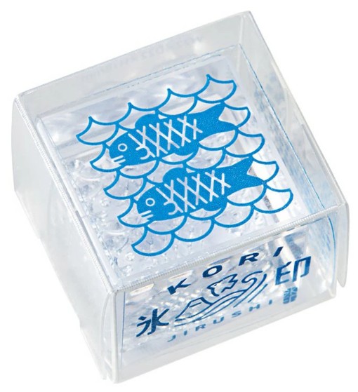 KING JIM Ice Stamp Transparent Stamp - Fish (1 Piece Only) - Blesket Canada