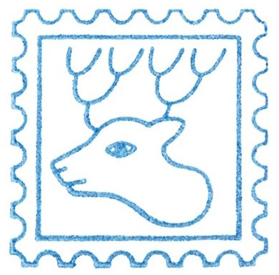 KING JIM Ice Stamp Transparent Stamp - Deer (1 Piece Only) - Blesket Canada
