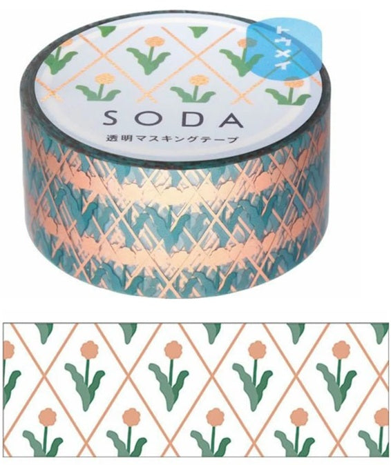 KING JIM SODA Transparent Masking Tape – Dandelion - Blesket Canada