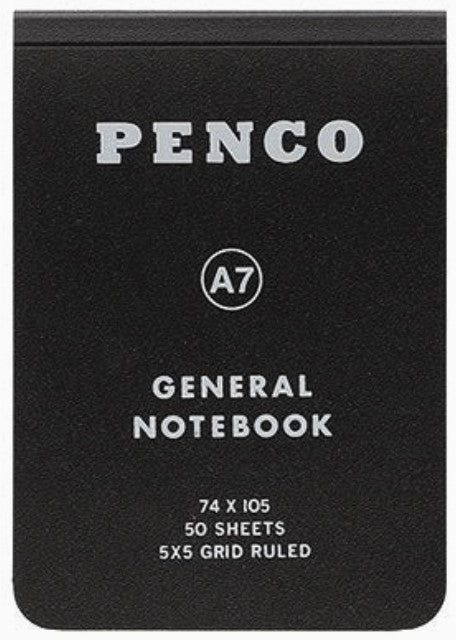 Hightide Penco Soft PP Notebook Grid Ruled A7 - Blesket Canada