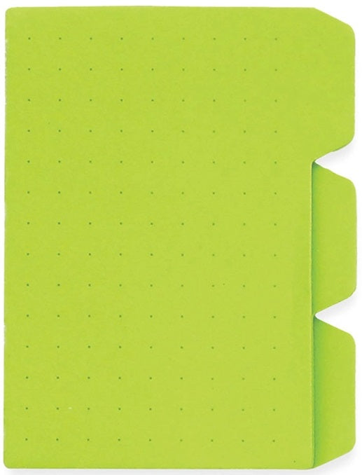 Hightide Sticky Tab Memo Pad - Light Green - Blesket Canada