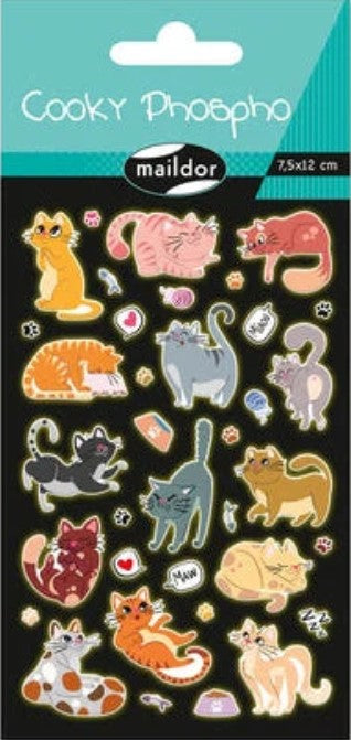Maildor Cooky 3D Stickers – Cats - Blesket Canada