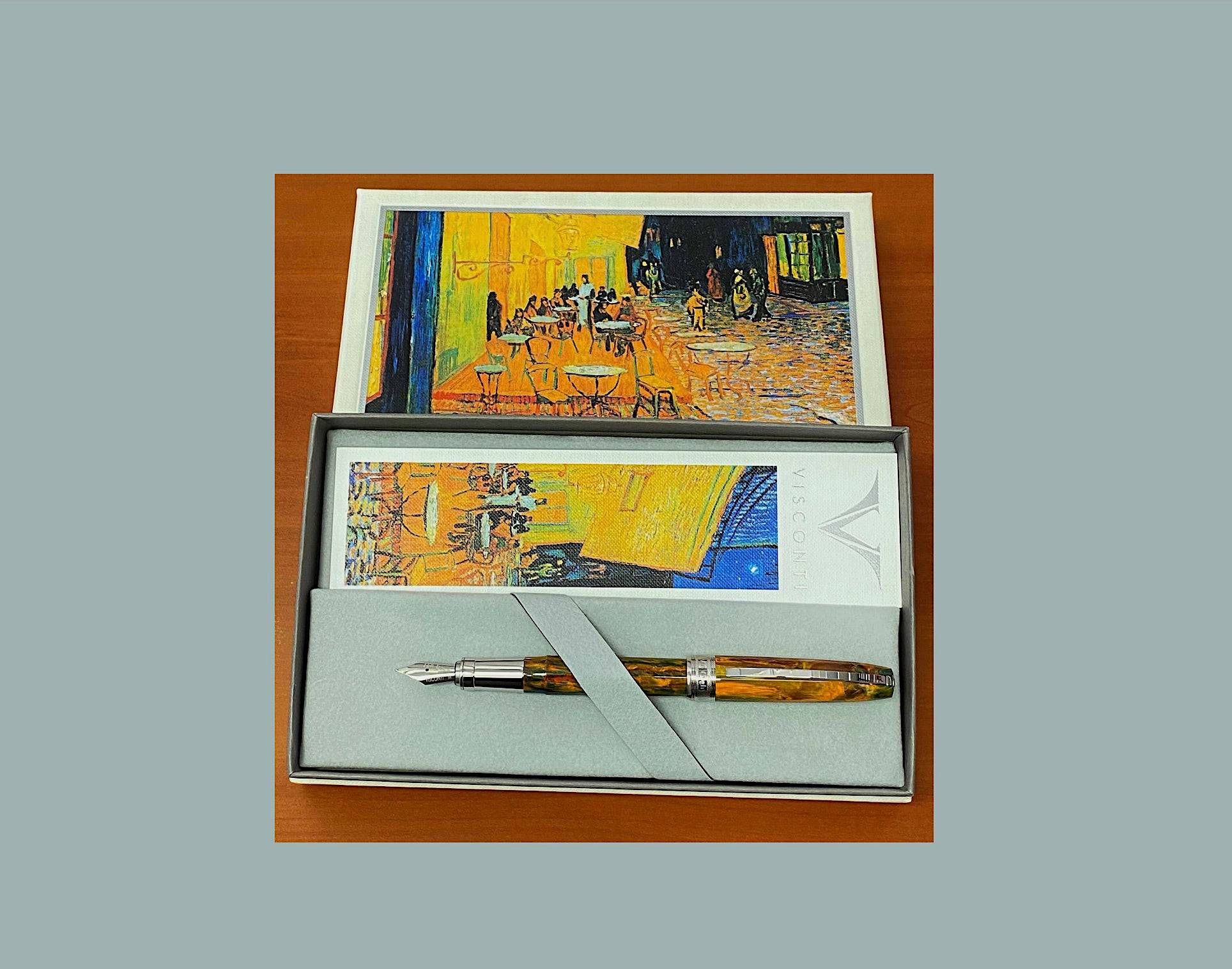 Visconti Impressionist Van Gogh Café Terrace at Night Fountain Pen - Blesket Canada