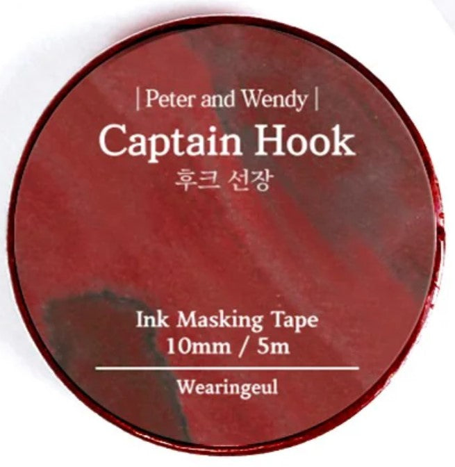 Wearingeul Ink Masking Tape - World Literature Series Part 2 - Captain Hook - Blesket Canada