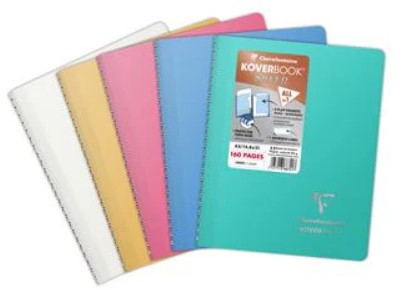 Clairefontaine Koverbook Silver Notebook A4 - All in 1 - Blesket Canada