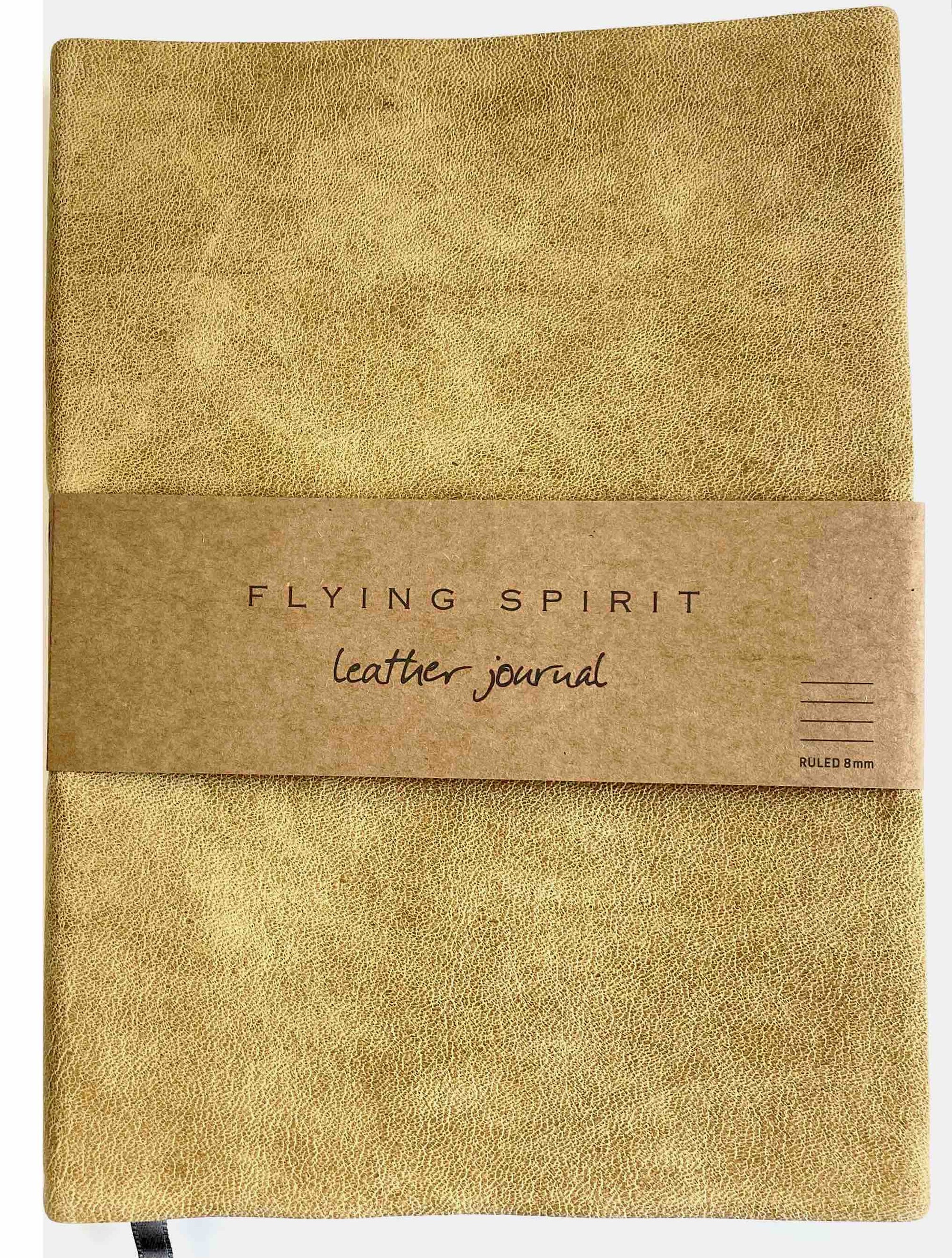 Flying Spirit Aged Leather Journal - Blesket Canada
