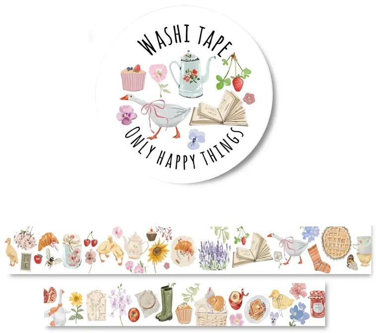 Only Happy Things Stationery Washi Tape - Cottage Core - Blesket Canada