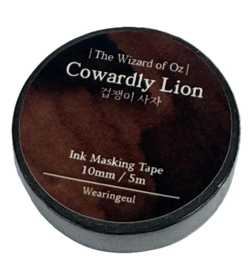 Wearingeul Ink Masking Tape - World Literature Series - Cowardly Lion - Blesket Canada