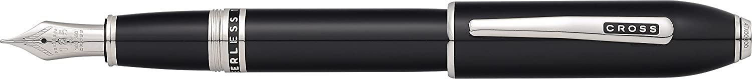 Cross Peerless 125 Obsidian Black Lacquer Fountain Pen- Blesket Canda